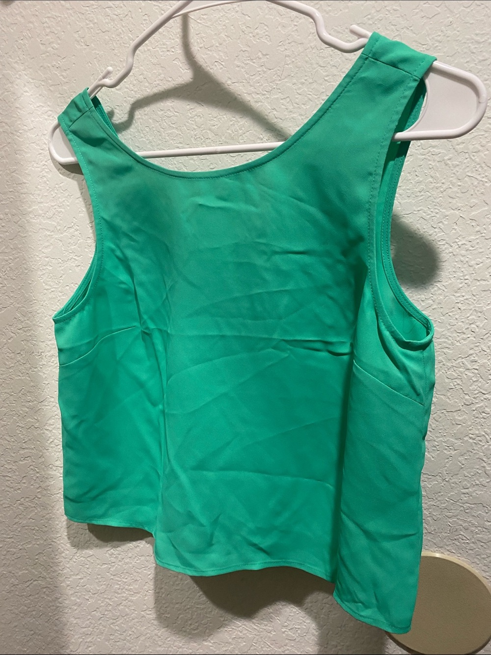 Express Green Scoop Neck Tank Top